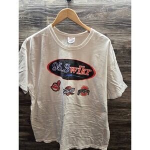 Vintage Hanes Heavyweight 95.3 WLKR Ohio Sports T-Shirt Indians Cavs Buckeyes XL
